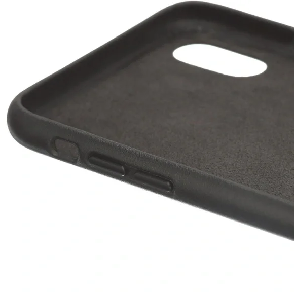 iPhone XS Max Apple Black Leather Case - Picture 4 of 11